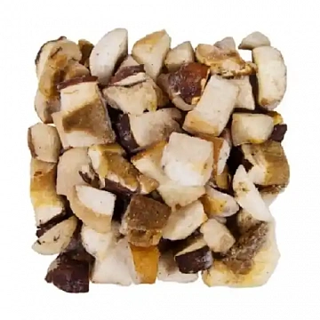 Фото  White mushrooms, sliced ​​(4-8 cm cube), frozen (8 kg box)